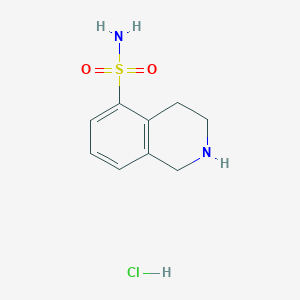molecular formula C9H13ClN2O2S B6599509 1,2,3,4-tetrahydroisoquinoline-5-sulfonamide hydrochloride CAS No. 1803570-72-0