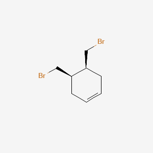 molecular formula C8H12Br2 B6599543 (4R,5S)-4,5-bis(bromomethyl)cyclohex-1-ene, cis CAS No. 439919-49-0