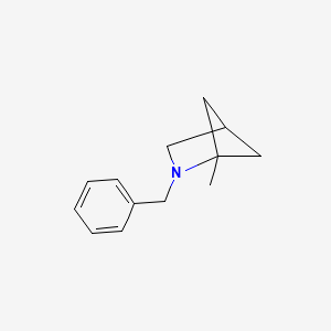 molecular formula C13H17N B6599564 2-benzyl-1-methyl-2-azabicyclo[2.1.1]hexane CAS No. 637739-96-9