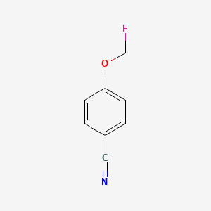 molecular formula C8H6FNO B6599580 4-(fluoromethoxy)benzonitrile CAS No. 867281-14-9