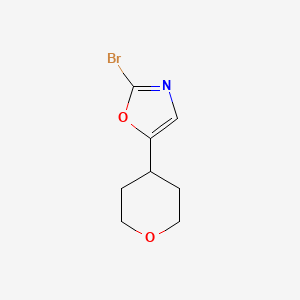 2-bromo-5-(oxan-4-yl)-1,3-oxazole