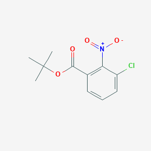 molecular formula C11H12ClNO4 B6599710 tert-butyl 3-chloro-2-nitrobenzoate CAS No. 1553124-38-1