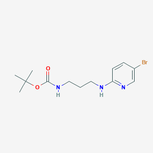 tert-butyl N-{3-[(5-bromopyridin-2-yl)amino]propyl}carbamate