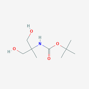 molecular formula C9H19NO4 B6599733 tert-butyl N-(1,3-dihydroxy-2-methylpropan-2-yl)carbamate CAS No. 391200-37-6