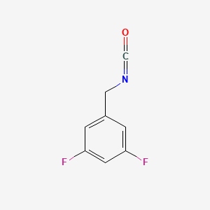 molecular formula C8H5F2NO B6599799 1,3-difluoro-5-(isocyanatomethyl)benzene CAS No. 1788904-18-6