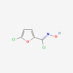 5-chloro-N-hydroxyfuran-2-carbonimidoyl chloride