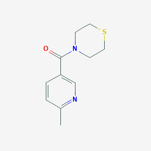 molecular formula C11H14N2OS B6599832 Thiomorpholine, 4-[(6-methyl-3-pyridinyl)carbonyl]- CAS No. 613660-29-0