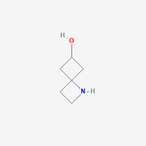 molecular formula C6H11NO B6599843 1-azaspiro[3.3]heptan-6-ol, Mixture of diastereomers CAS No. 1819983-19-1