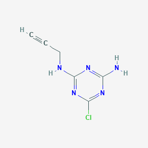 6-chloro-N2-(prop-2-yn-1-yl)-1,3,5-triazine-2,4-diamine