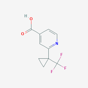 2-[1-(trifluoromethyl)cyclopropyl]pyridine-4-carboxylic acid