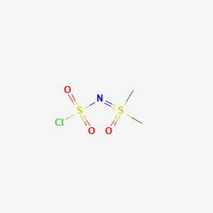[(chlorosulfonyl)imino]dimethyl-lambda6-sulfanone