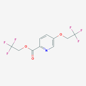 2,2,2-trifluoroethyl 5-(2,2,2-trifluoroethoxy)pyridine-2-carboxylate