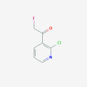 1-(2-chloropyridin-3-yl)-2-fluoroethan-1-one