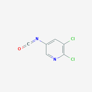 molecular formula C6H2Cl2N2O B6600150 2,3-dichloro-5-isocyanatopyridine CAS No. 167951-52-2