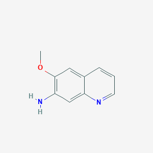 molecular formula C10H10N2O B6600169 6-methoxyquinolin-7-amine CAS No. 861038-27-9