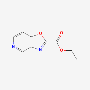molecular formula C9H8N2O3 B6600173 ethyl [1,3]oxazolo[4,5-c]pyridine-2-carboxylate CAS No. 911465-02-6