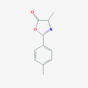 molecular formula C11H11NO2 B066002 4-甲基-2-(对甲苯基)恶唑-5(4H)-酮 CAS No. 183559-31-1