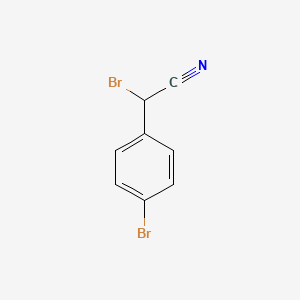 molecular formula C8H5Br2N B6600221 2-bromo-2-(4-bromophenyl)acetonitrile CAS No. 748166-19-0