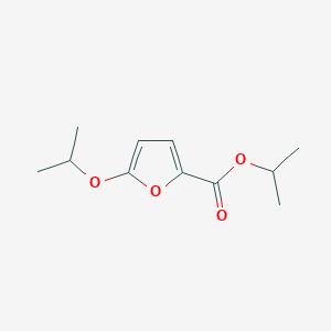 molecular formula C11H16O4 B6600232 propan-2-yl 5-(propan-2-yloxy)furan-2-carboxylate CAS No. 99861-78-6