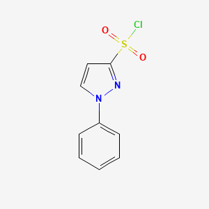 molecular formula C9H7ClN2O2S B6600286 1-phenyl-1H-pyrazole-3-sulfonyl chloride CAS No. 1909313-78-5