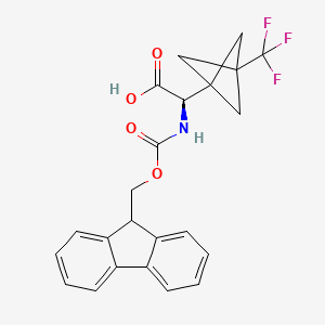 (2R)-2-({[(9H-fluoren-9-yl)methoxy]carbonyl}amino)-2-[3-(trifluoromethyl)bicyclo[1.1.1]pentan-1-yl]acetic acid