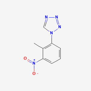 molecular formula C8H7N5O2 B6600473 1-(2-methyl-3-nitrophenyl)-1H-1,2,3,4-tetrazole CAS No. 1909309-41-6