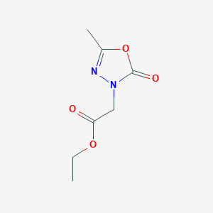 molecular formula C7H10N2O4 B6600497 ethyl 2-(5-methyl-2-oxo-2,3-dihydro-1,3,4-oxadiazol-3-yl)acetate CAS No. 2060053-42-9