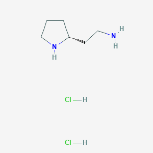 molecular formula C6H16Cl2N2 B6600545 2-[(2R)-pyrrolidin-2-yl]ethan-1-amine dihydrochloride CAS No. 1807938-21-1