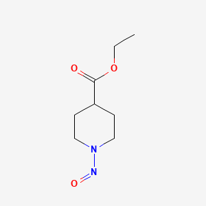 molecular formula C8H14N2O3 B6600772 ethyl 1-nitrosopiperidine-4-carboxylate CAS No. 160114-74-9