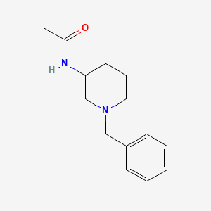 molecular formula C14H20N2O B6600827 N-[1-(Phenylmethyl)-3-piperidinyl]acetamide CAS No. 60169-74-6