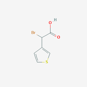 2-bromo-2-(thiophen-3-yl)acetic acid