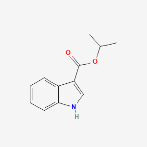 molecular formula C12H13NO2 B6600844 1H-吲哚-3-甲酸异丙酯 CAS No. 61698-92-8