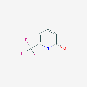 molecular formula C7H6F3NO B6600855 1-methyl-6-(trifluoromethyl)-1,2-dihydropyridin-2-one CAS No. 1422453-70-0