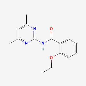 molecular formula C15H17N3O2 B6600857 N-(4,6-dimethylpyrimidin-2-yl)-2-ethoxybenzamide CAS No. 349536-43-2