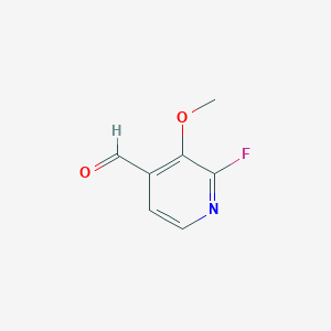 molecular formula C7H6FNO2 B6600865 2-fluoro-3-methoxypyridine-4-carbaldehyde CAS No. 1227579-70-5