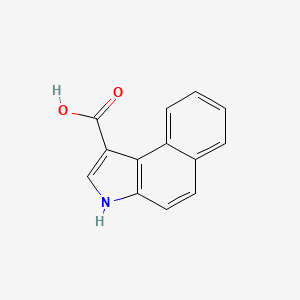 molecular formula C13H9NO2 B6600873 3H-benzo[e]indole-1-carboxylic acid CAS No. 64090-54-6