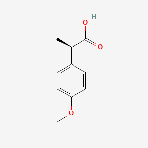molecular formula C10H12O3 B6600896 (2R)-2-(4-methoxyphenyl)propanoic acid CAS No. 4842-49-3