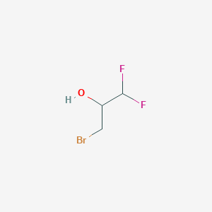 molecular formula C3H5BrF2O B6600929 3-bromo-1,1-difluoropropan-2-ol CAS No. 2058331-75-0