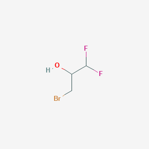 molecular formula C3H5BrF2O B6600929 3-溴-1,1-二氟丙烷-2-醇 CAS No. 2058331-75-0