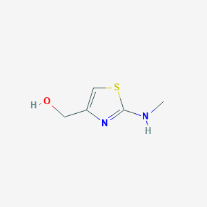molecular formula C5H8N2OS B6600942 [2-(methylamino)-1,3-thiazol-4-yl]methanol CAS No. 1850682-06-2