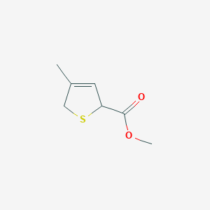 molecular formula C7H10O2S B6601003 methyl 4-methyl-2,5-dihydrothiophene-2-carboxylate CAS No. 71624-93-6