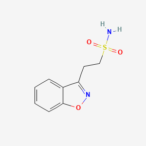 2-(1,2-benzoxazol-3-yl)ethane-1-sulfonamide