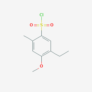 5-ethyl-4-methoxy-2-methylbenzene-1-sulfonyl chloride