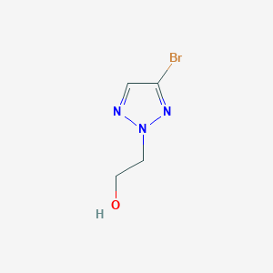 2-(4-bromo-2H-1,2,3-triazol-2-yl)ethan-1-ol