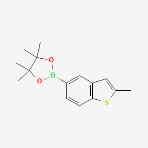 molecular formula C15H19BO2S B6601095 4,4,5,5-tetramethyl-2-(2-methyl-1-benzothiophen-5-yl)-1,3,2-dioxaborolane CAS No. 1704166-98-2