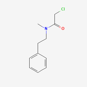 molecular formula C11H14ClNO B6601148 2-氯-N-甲基-N-(2-苯乙基)乙酰胺 CAS No. 13230-84-7