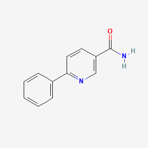molecular formula C12H10N2O B6601156 6-Phenylnicotinamide CAS No. 43083-19-8