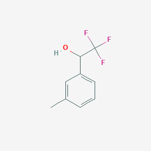 molecular formula C9H9F3O B6601202 2,2,2-Trifluoro-1-(3-methylphenyl)ethan-1-ol CAS No. 1737-23-1