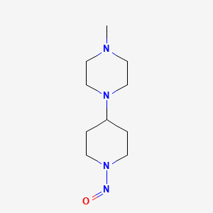 molecular formula C10H20N4O B6601214 1-methyl-4-(1-nitrosopiperidin-4-yl)piperazine CAS No. 2089333-01-5