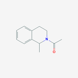 molecular formula C12H15NO B6601225 1-(1-甲基-3,4-二氢异喹啉-2(1H)-基)乙酮 CAS No. 18332-24-6